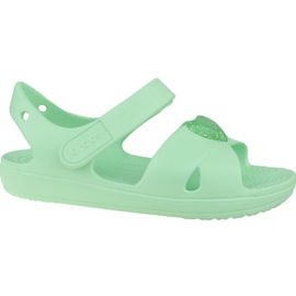 Sandália Crocs Classic Cross-Strap K 206245-3TI ['azul'] verde