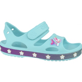 Crocs Fun Lab Unicorn Charm Sandal K 206366-4O9 azul Crocs Fun Lab Unicorn Charm Sandal K 206366-4O9 azul