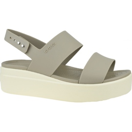 Crocs Brooklyn Low Wedge 206453-15W marrom