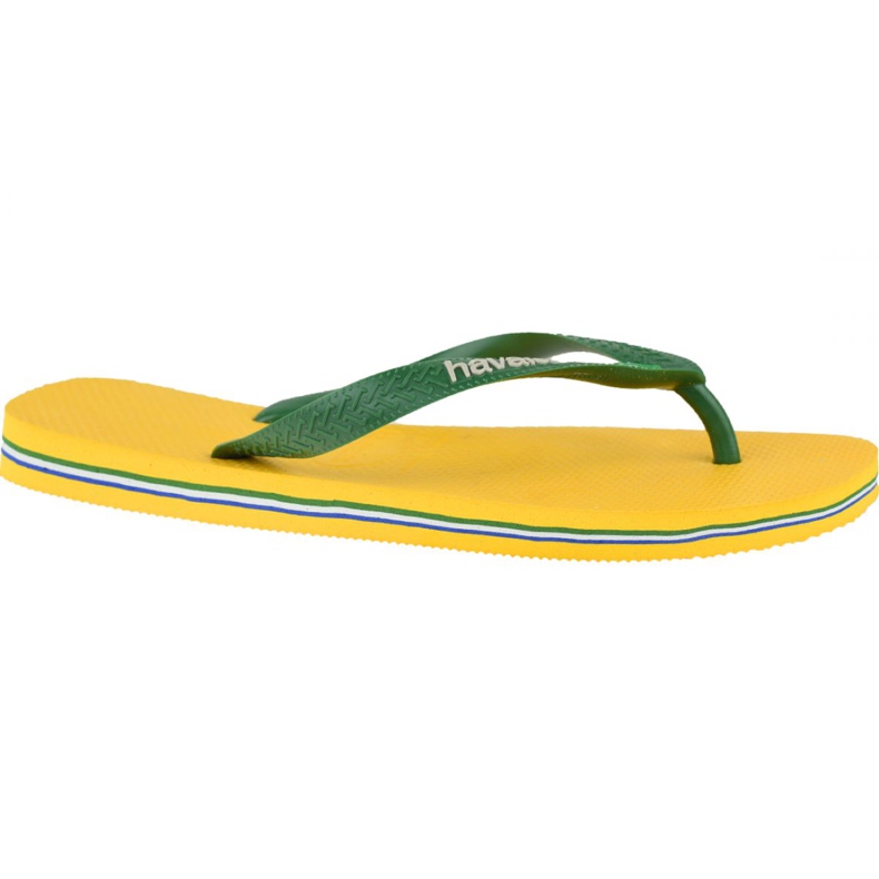 Havaianas Brasil Logo M 4110850-1652 chinelos verde amarelo