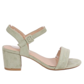 Sandálias de salto alto celadon 99-61A Verde Sandálias de salto alto celadon 99-61A Verde