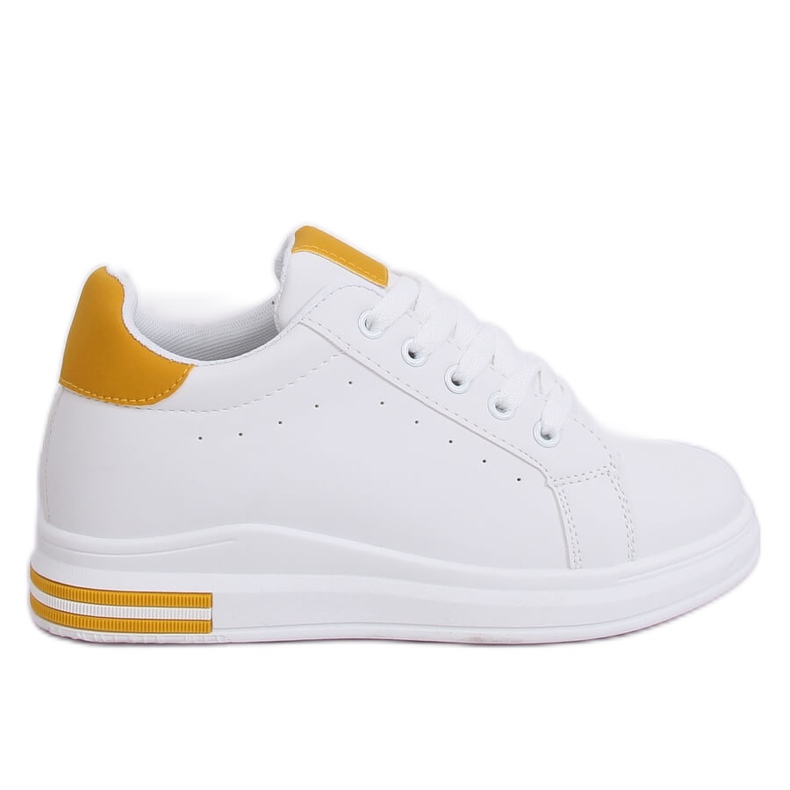 Tênis feminino branco CC-15 Yellow Ii Genre amarelo