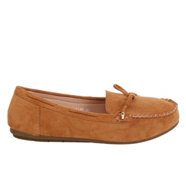 Mocassins Camel LL97 femininos marrom