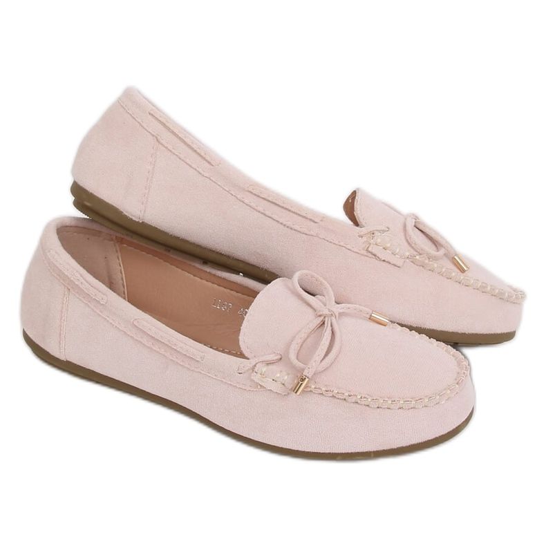 Mocassins bege feminino LL97 Beige