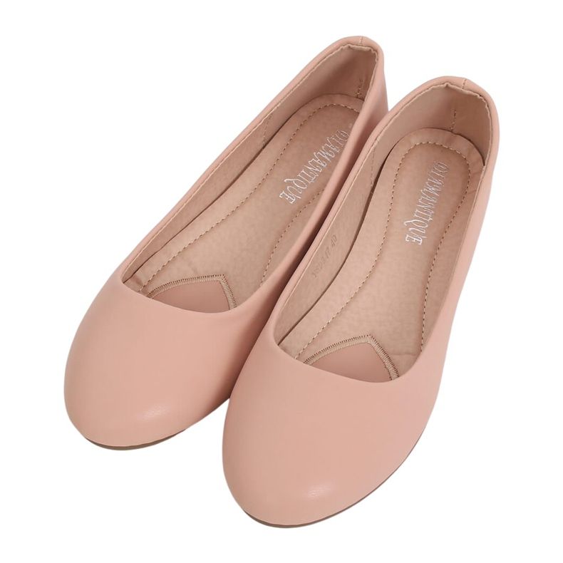 Bailarinas rosa femininas YSD817 Nude