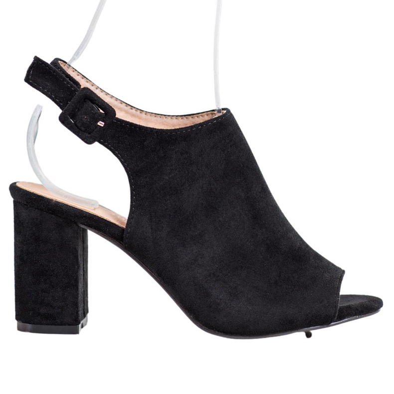 SHELOVET Sandálias de salto alto preto