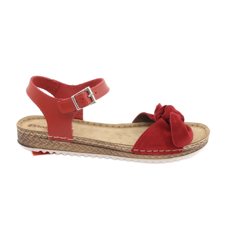 Calçados femininos Comfort Inblu 158D117 vermelho