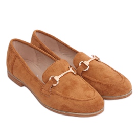 Mocassins camelo feminino T355P Camel castanho