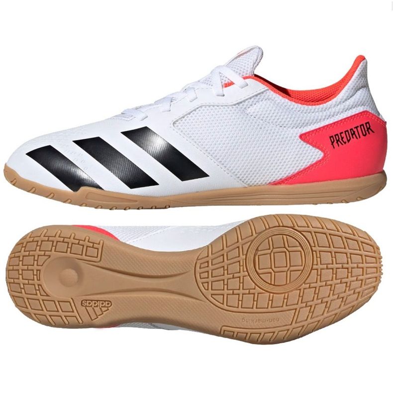 Sapatos de interior adidas Predator 20.4 In Sala M EG0926 multicolorido branco
