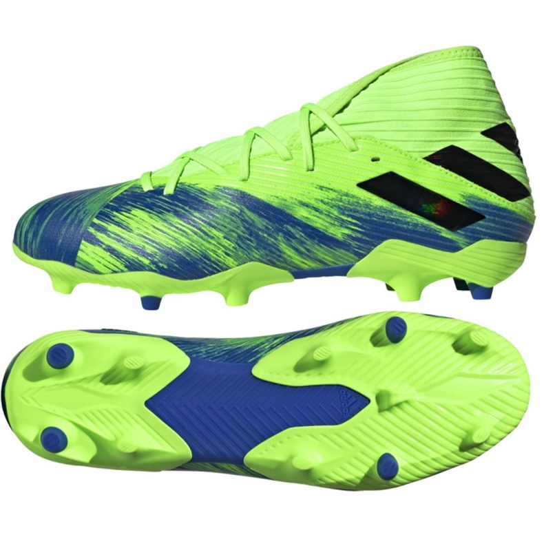 Chuteiras Adidas Nemeziz 19.3 Fg M FV3988 vermelho verde