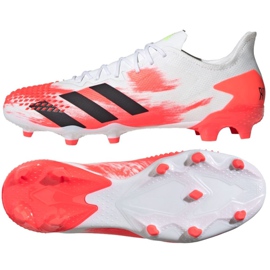 Chuteiras Adidas Predator 20.2 Fg M EG0904 vermelho branco