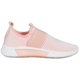 SHELOVET Slipons Openwork Clássicos rosa
