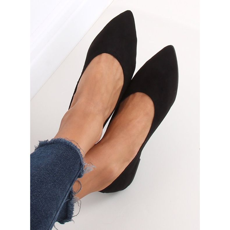 Bailarinas femininas negras NK19P Black preto