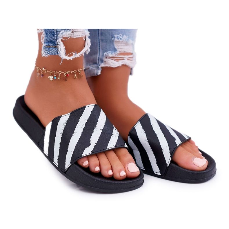 Chinelos Aynna Mulher Preta preto