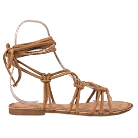 Seastar Sandálias romanas castanho