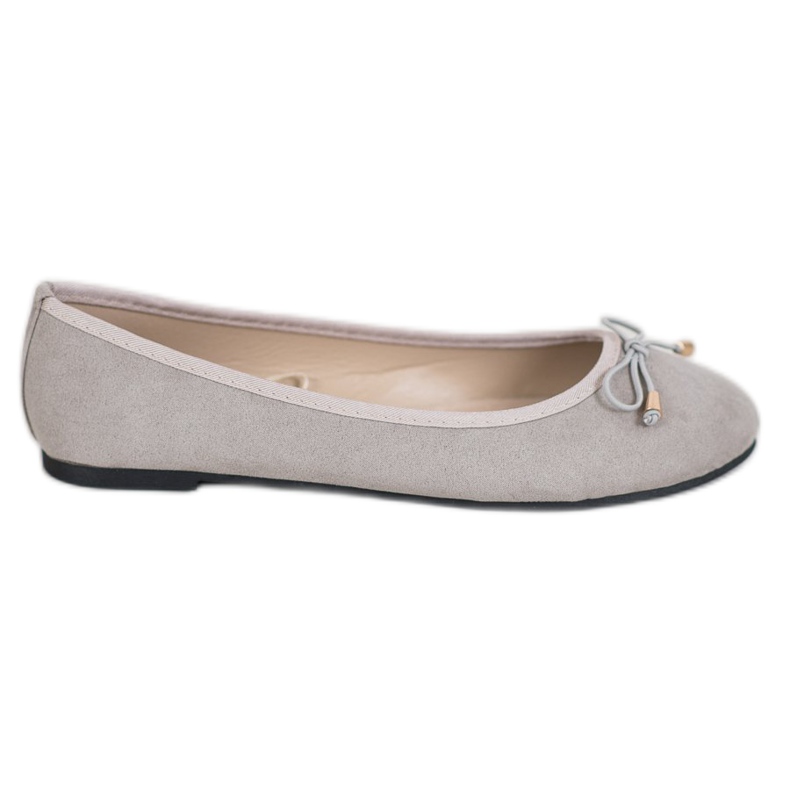 SHELOVET Bailarinas casuais cinza