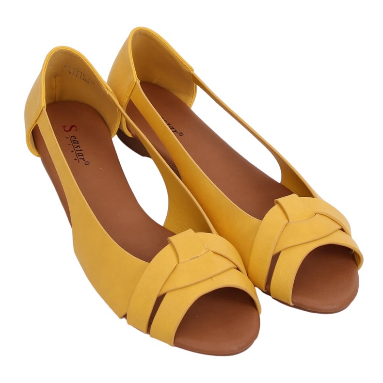Bailarinas cortam mel CC221P Amarelo Bailarinas cortam mel CC221P Amarelo