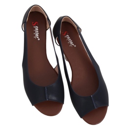 Sapatos abertos azul marinho NH-23P DK.BLUE