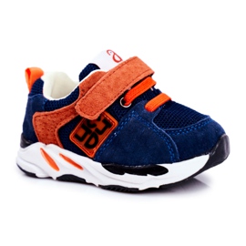 Apawwa Calçado desportivo infantil Velcro Navy Blue Jonaba