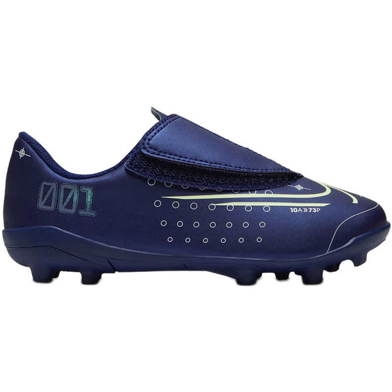 Nike Mercurial Vapor 13 Club Mds Mg PS (V) Jr CJ1149 401 chuteiras azul marinho