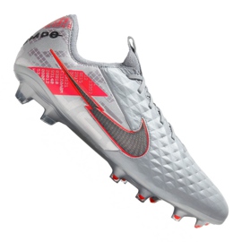 Chuteiras de futebol Nike Legend 8 Elite Fg M CW0518-906 prata cinza