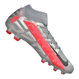 Chuteiras de futebol Nike Superfly 7 Academy Mg M AT7946-906 prata multicolorido