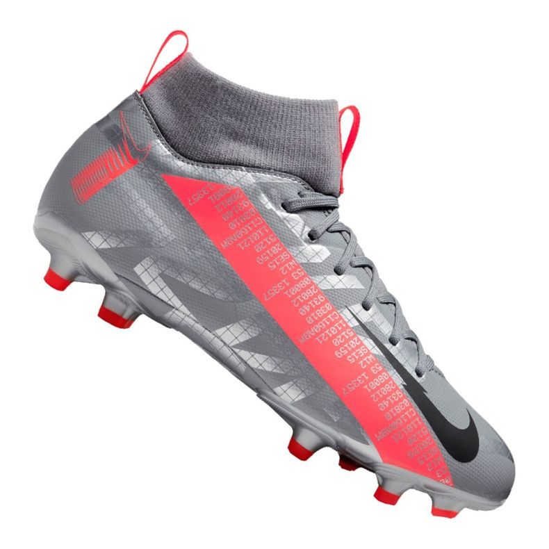 Chuteiras Nike Superfly 7 Academy Mg Jr AT8120-906 multicolorido prata