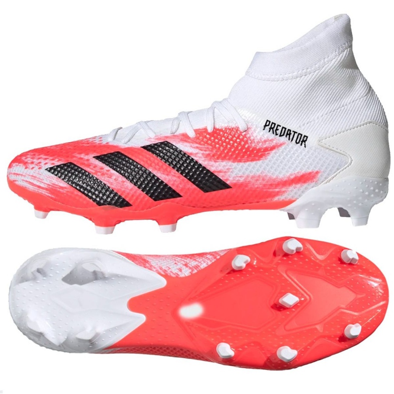 Chuteiras Adidas Predator 20.3 Fg M EG0910 multicolorido branco