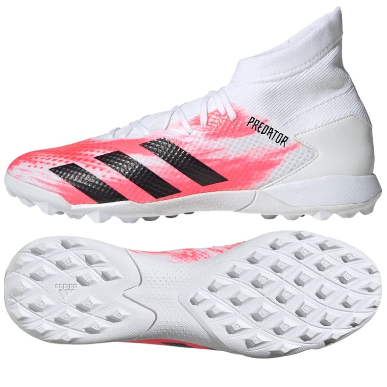 Chuteiras Adidas Predator 20.3 Tf M EG0913 multicolorido branco Chuteiras Adidas Predator 20.3 Tf M EG0913 multicolorido branco