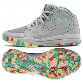 Under Armour Gs Jet 2019 Jr. 3022121-102 multicolorido cinza