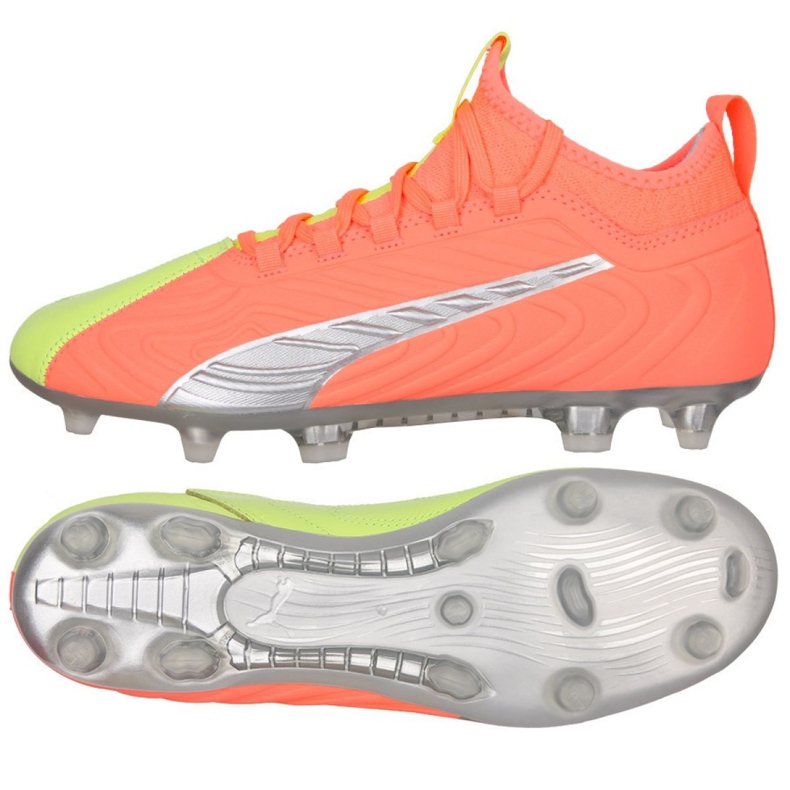 Chuteiras Puma One 20.3 Osg FG / AG M 105961 01 multicolorido laranja