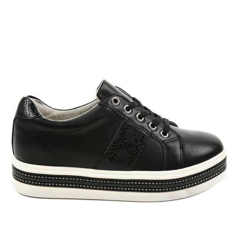 Tênis calçados esportivos pretos HQ996