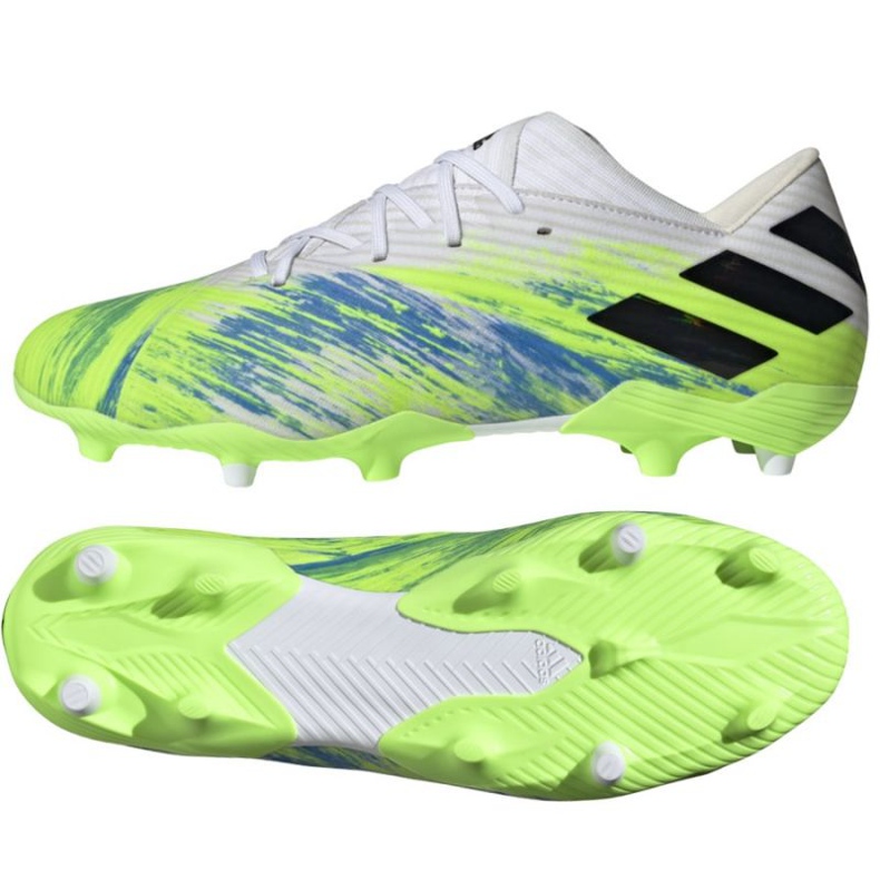Chuteiras Adidas Nemeziz 19.2 Fg M EG7220 multicolorido verde