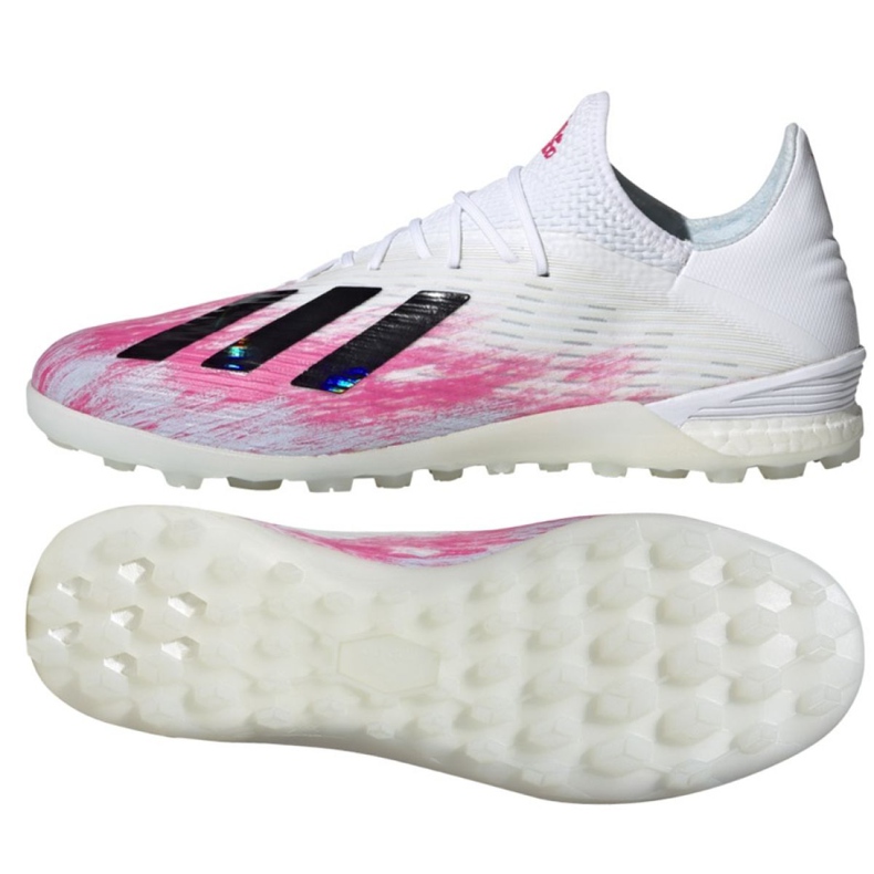 Chuteiras Adidas X 19.1 Tf M EG7135 multicolorido branco