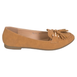 Nio Nio Mocassins Elegantes Com Franjas marrom