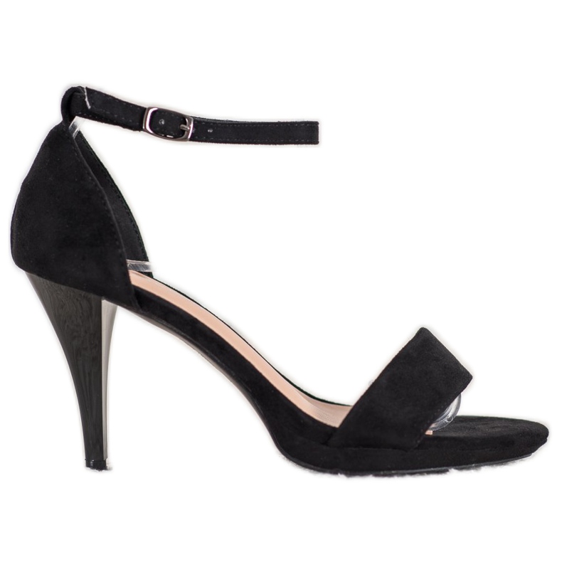 Sapatos de salto alto preto sexy da VINCEZA