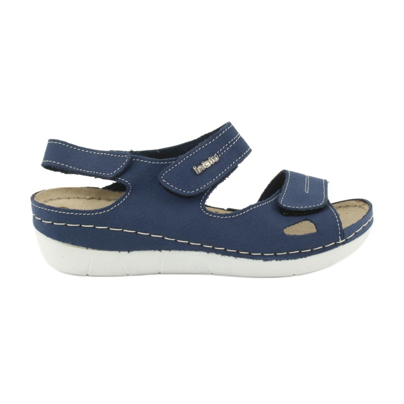 Sapatos femininos Inblu 158D142 azul marinho