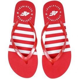 Chinelos 4F W H4L20 KLD004 62S vermelho