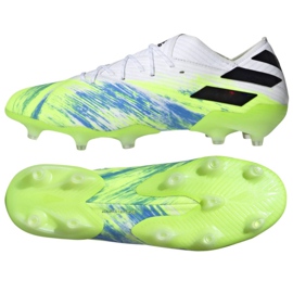 Chuteiras Adidas Nemeziz 19.1 Fg M EG7325 multicolorido verde