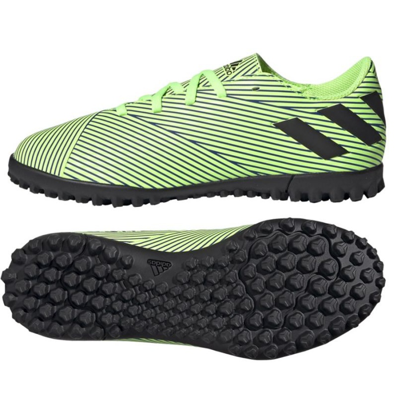 Chuteiras Adidas Nemeziz 19.4 Tf Jr FV3314 multicolorido verde