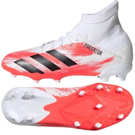 Chuteiras Adidas Predator 20.3 Fg Jr EG0927 multicolorido branco
