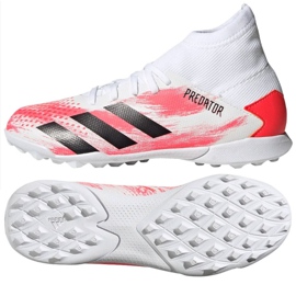Chuteiras Adidas Predator 20.3 Tf Jr EG0929 multicolorido branco