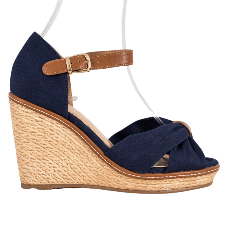 SHELOVET Sandálias de salto alto azul