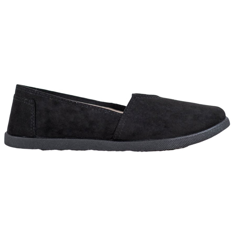 SHELOVET Slipons de camurça preto