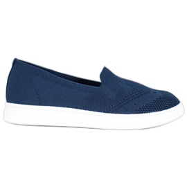 Via Giulia  Slipons na plataforma azul Via Giulia  Slipons na plataforma azul