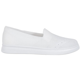 Via Giulia  Slipons na plataforma branco Via Giulia  Slipons na plataforma branco