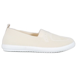 Via Giulia  Slipons Bege Via Giulia  Slipons Bege