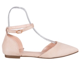 Diamantique Bombas clássicas com fivela marrom