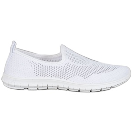 Bona Slipons Openwork branco