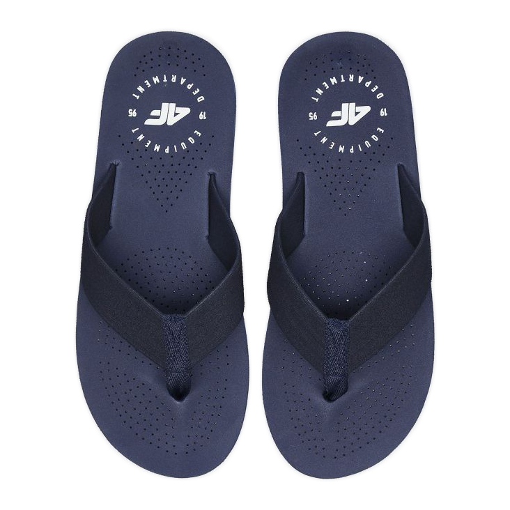 Flip-flops 4F M H4L20 KLM004 preto azul marinho